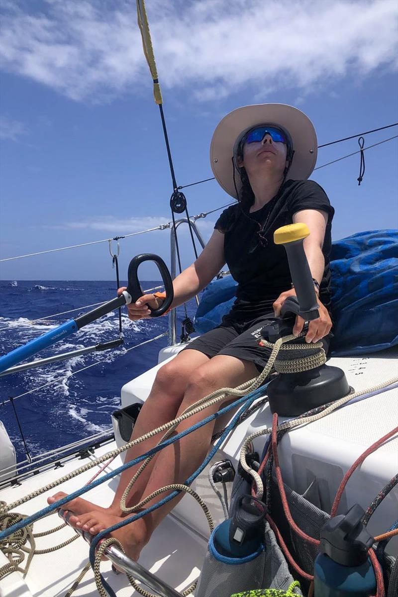 Mutuelle Bleue, Corentin Horeau, Pauline Courtois during the Transat Paprec photo copyright Mutuelle Bleue taken at  and featuring the Figaro class