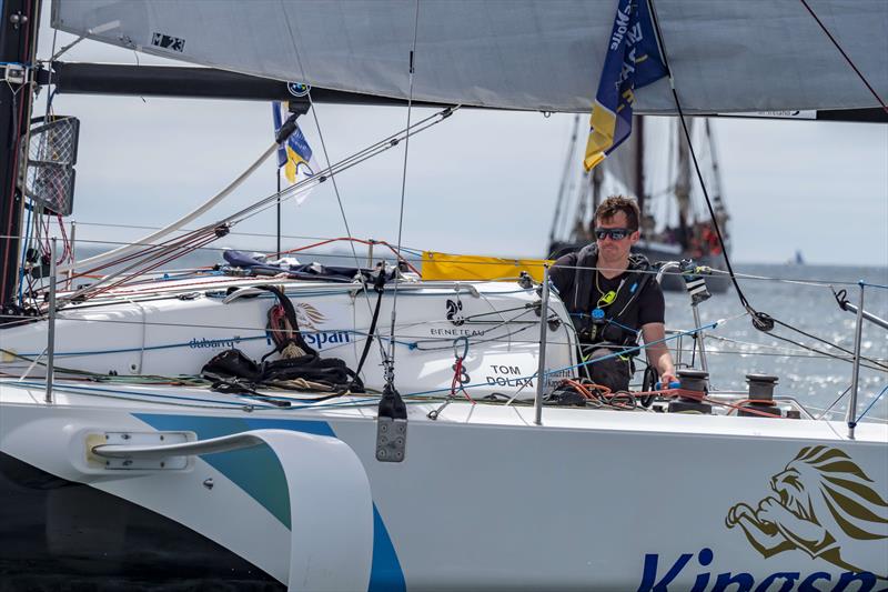 Tom Dolan finishes 10th in the Solo Guy Cotten Concarneau offshore - photo © Gilles Dedeurwaerder