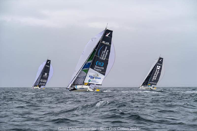 Tom Dolan set for the Solo Guy Cotten photo copyright Gilles Dedeurwaerder taken at Société des Régates de Concarneau and featuring the Figaro class