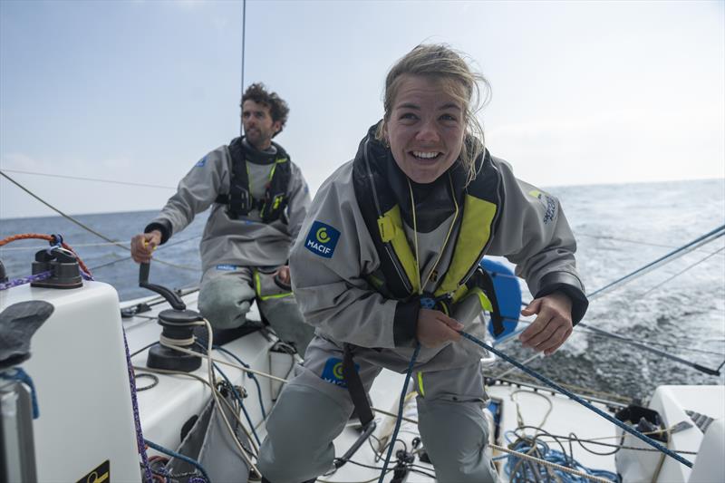 Transat Paprec - Charlotte Yven & Hugo Dhallenne (Skipper Macif) - photo © Pierre Bouras / Disobey. / Macif