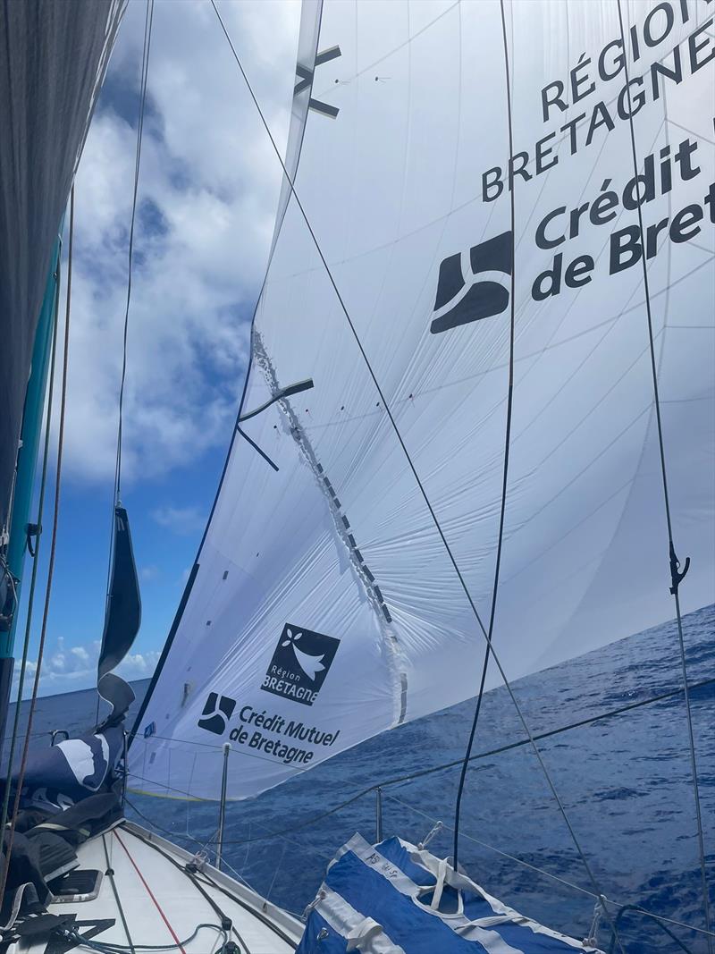 Lola Billy et Corentin Horeau (Région Bretagne - CMB Océane) - Transat Paprec Day 17 - photo © Lola Billy et Corentin Horeau (Région Bretagne - CMB Océane)