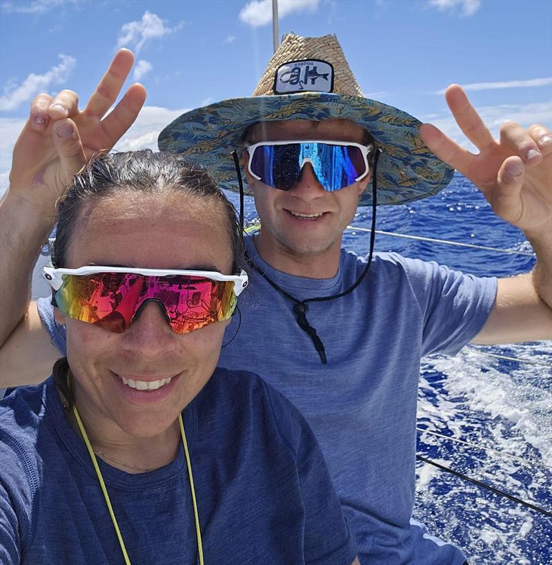 Alexis Thomas et Pauline Courtois (Wings of the Ocean) - Transat Paprec - Day 17 - photo © Alexis Thomas et Pauline Courtois (Wings of the Ocean)