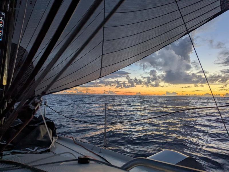 Maggie Adamson et Calanach Finlayson (Solan Ocean Racing) - Transat Paprec - Day 17 - photo © Maggie Adamson et Calanach Finlayson (Solan Ocean Racing)