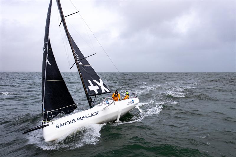 Loïs Berrehar and Charlotte Yven ahead of the Banque Populaire Grand Ouest Trophy - photo © Gauthier Lebec | BPCE