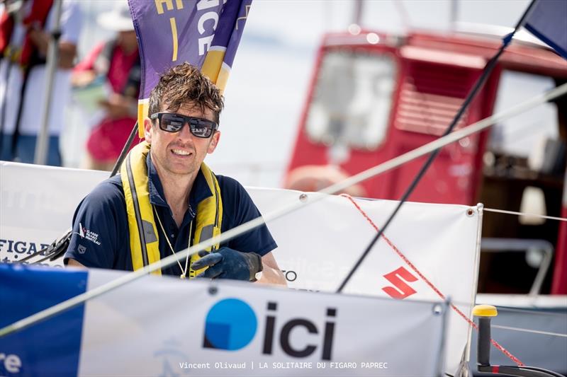 Tom Dolan holds the lead after La Solitaire du Figaro Leg 2 - photo © Vincent Olivaud / OC Sport Pen Duick