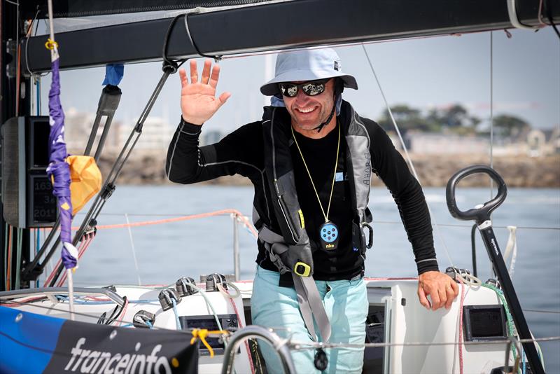La Solitaire du Figaro Paprec Stage 2 Finish - photo © Vincent Olivaud / OC Sport Pen Duick
