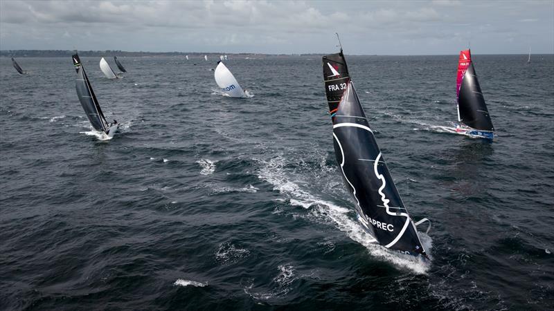 La Solitaire du Figaro Paprec Leg 3 Start - photo © Vincent Olivaud / OC Sport Pen Duick
