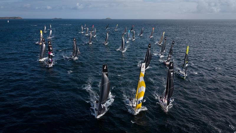 La Solitaire du Figaro Paprec Leg 3 Start - photo © Vincent Olivaud / OC Sport Pen Duick