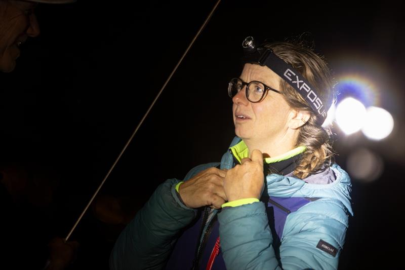 Erica Lush aboard Hope forced to retire from La Solitaire du Figaro Paprec Leg 3 photo copyright Vincent Olivaud / OC Sport Pen Duick taken at  and featuring the Figaro class