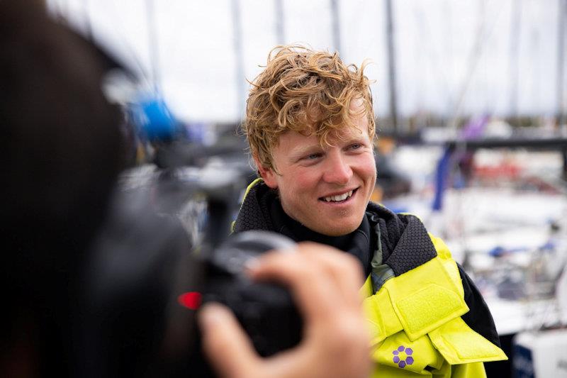 Oliver Hill finishes La Solitaire du Figaro Paprec - photo © Vincent Olivaud