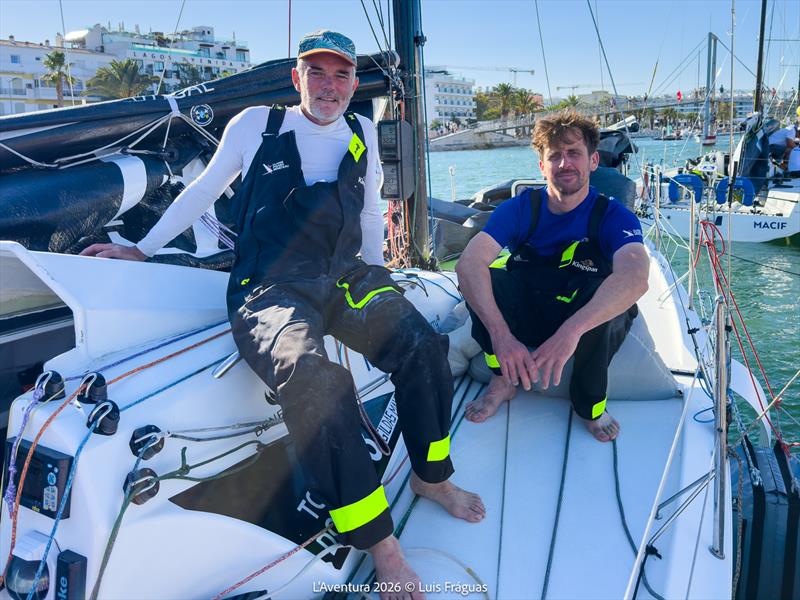 Kingspan after finishing L'Adventura 2026 Leg 1 - photo © Luis Fraguas