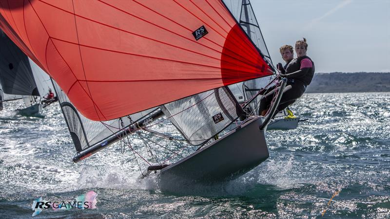 RS800 reaching at the RS Games photo copyright Alex & David Irwin / www.sportography.tv taken at Weymouth & Portland Sailing Academy and featuring the  class