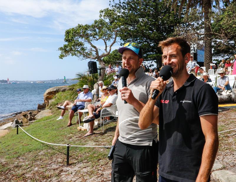 Jon Partridge (left) at the Sydney SailGP photo copyright RS Sailing taken at  and featuring the  class