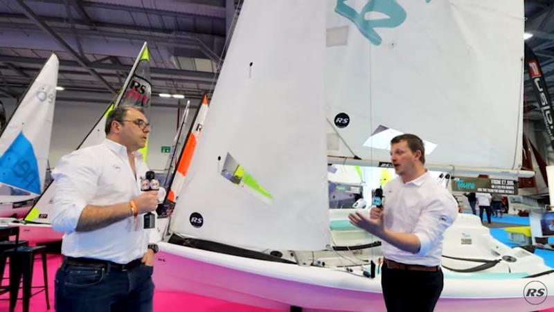 RS Toura interview photo copyright RS Sailing taken at RYA Dinghy Show and featuring the  class