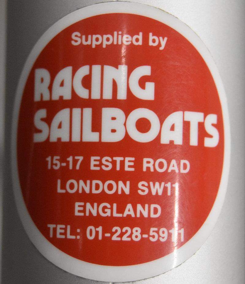 Original RS mast sticker photo copyright Dougal Henshall taken at  and featuring the  class