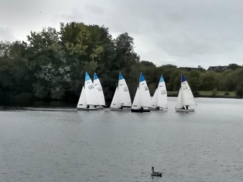 Leader Nationals at Milton Keynes photo copyright Race Office @ MKSC taken at Milton Keynes Sailing Club and featuring the Leader class