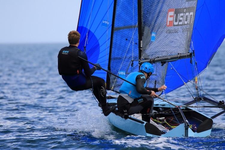 Neale Jones and Ed Fitzgerald win the I14 Prince of Wales Cup - photo © Tom Hurley / www.devondigital.co.uk