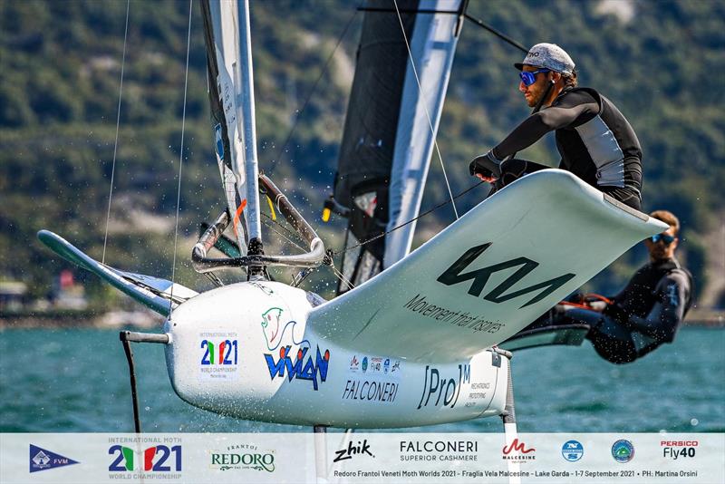 2021 International Moth Worlds at Lake Garda photo copyright Martina Orsini taken at Fraglia Vela Malcesine and featuring the  class