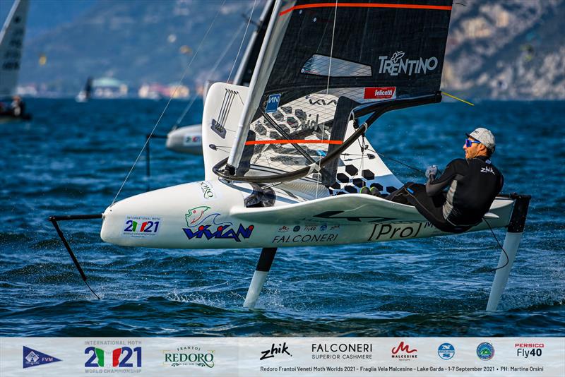 2021 International Moth Worlds at Lake Garda photo copyright Martina Orsini taken at Fraglia Vela Malcesine and featuring the  class