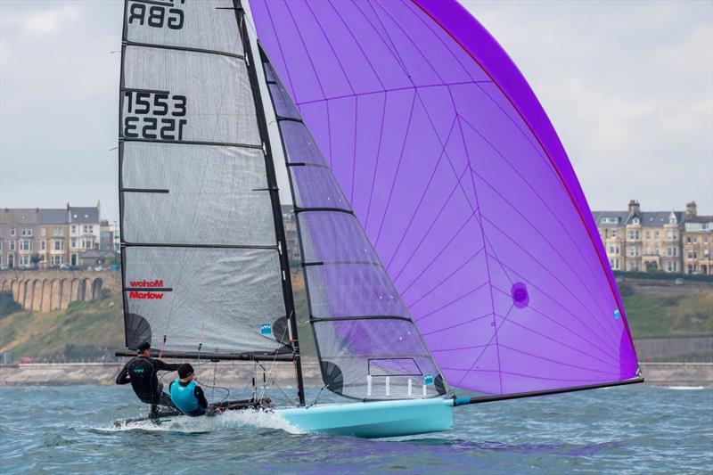 Glen Truswell & Ed Fitzgerald win the 2021 I14 Prince of Wales Cup photo copyright Tim Olin / www.olinphoto.co.uk taken at Tynemouth Sailing Club and featuring the  class