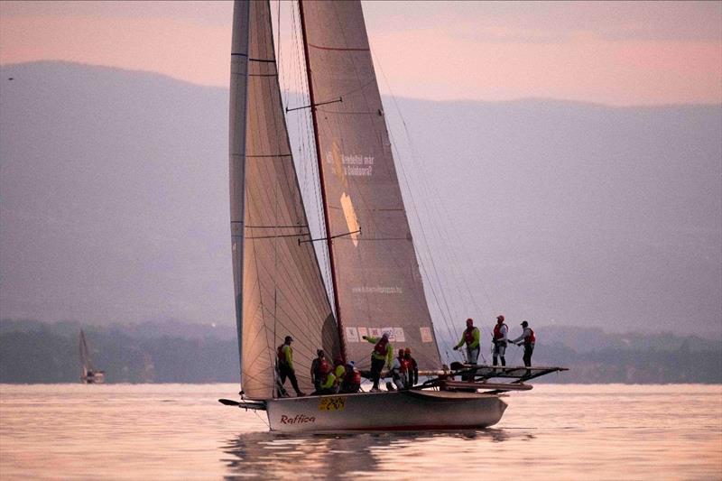 Hungarian Libera Raffica wins the Bol de Vermeil, awarded to the first monohull in the 2023 Bol d'Or Mirabaud photo copyright Lynn Dirlewanger taken at Société Nautique de Genève and featuring the Libera class