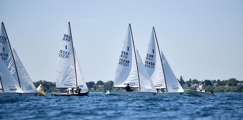Canadian Lightning Sailing Teams looking to qualify to be nominated for the Santiago 2023 Pan American Games photo copyright Douglas Wake taken at Sail Canada and featuring the Lightning class