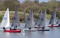 Bryan Westley in 407 gets a flyer of a start in the last race during the Noble Marine Lightning 368 2022 Travellers Series at Aldridge © Keith Reynolds