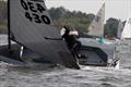 Graham Lazell fights a dunking during the Noble Marine Lightning 368 2023 Nationals at Chase SC