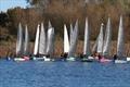 Start of race 1 - Lightning 368 Rum & Mince Pie open meeting at West Oxfordshire © Stewart Eaton