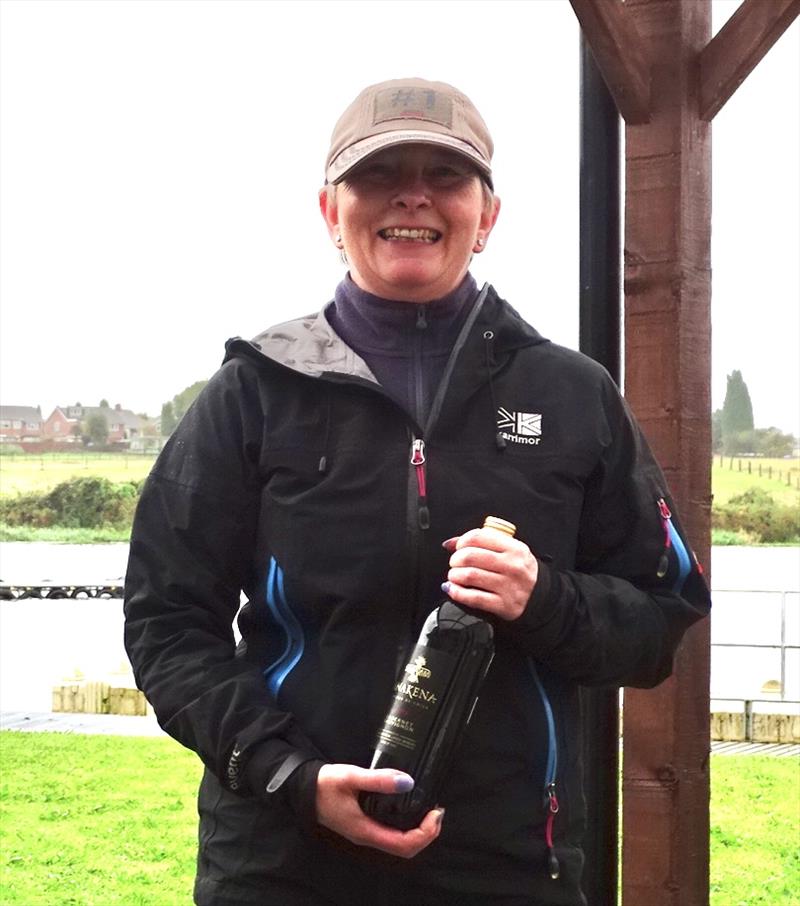 Caroline Hollier wins the Lightning 368 Noble Marine Insurance Travellers Trophy Series at Aldridge SC photo copyright John Butler taken at Aldridge Sailing Club and featuring the Lightning 368 class