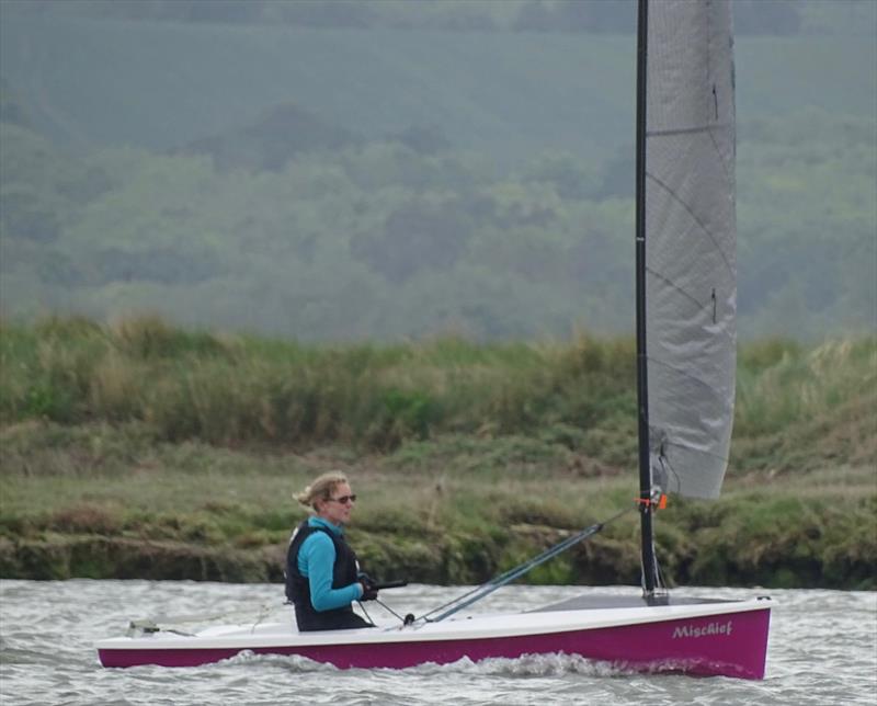 Penny Yarwood during the Noble Marine Lightning 368 2022 Travellers  at Up River YC photo copyright Caroline Hollier taken at Up River Yacht Club and featuring the Lightning 368 class