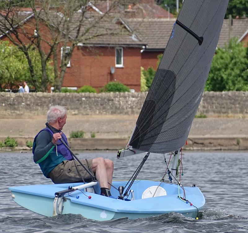 Race 1 winner Mervyn Berry out front in the lead during the Sutton-in-Ashfield Lightning 368 Open - photo © Caroline Hollier