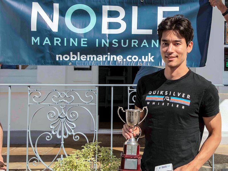 Robbie Claridge wins the Noble Marine Lightning 368 Sea Championship at the Lymington Dinghy Regatta photo copyright Tim Olin / www.olinphoto.co.uk taken at Royal Lymington Yacht Club and featuring the Lightning 368 class