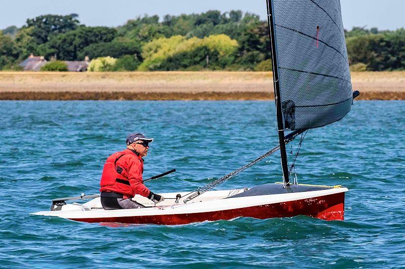 Tony Jacks - a focus of concentration - at the Noble Marine Lightning 368 Sea Championship at the Lymington Dinghy Regatta - photo © Tim Olin / www.olinphoto.co.uk