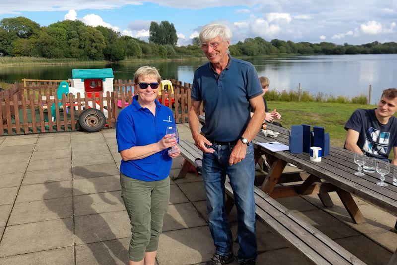 Caroline Hollier wins the Moble Marine Lightning 368 open meeting at Hunts photo copyright HSC taken at Hunts Sailing Club and featuring the Lightning 368 class