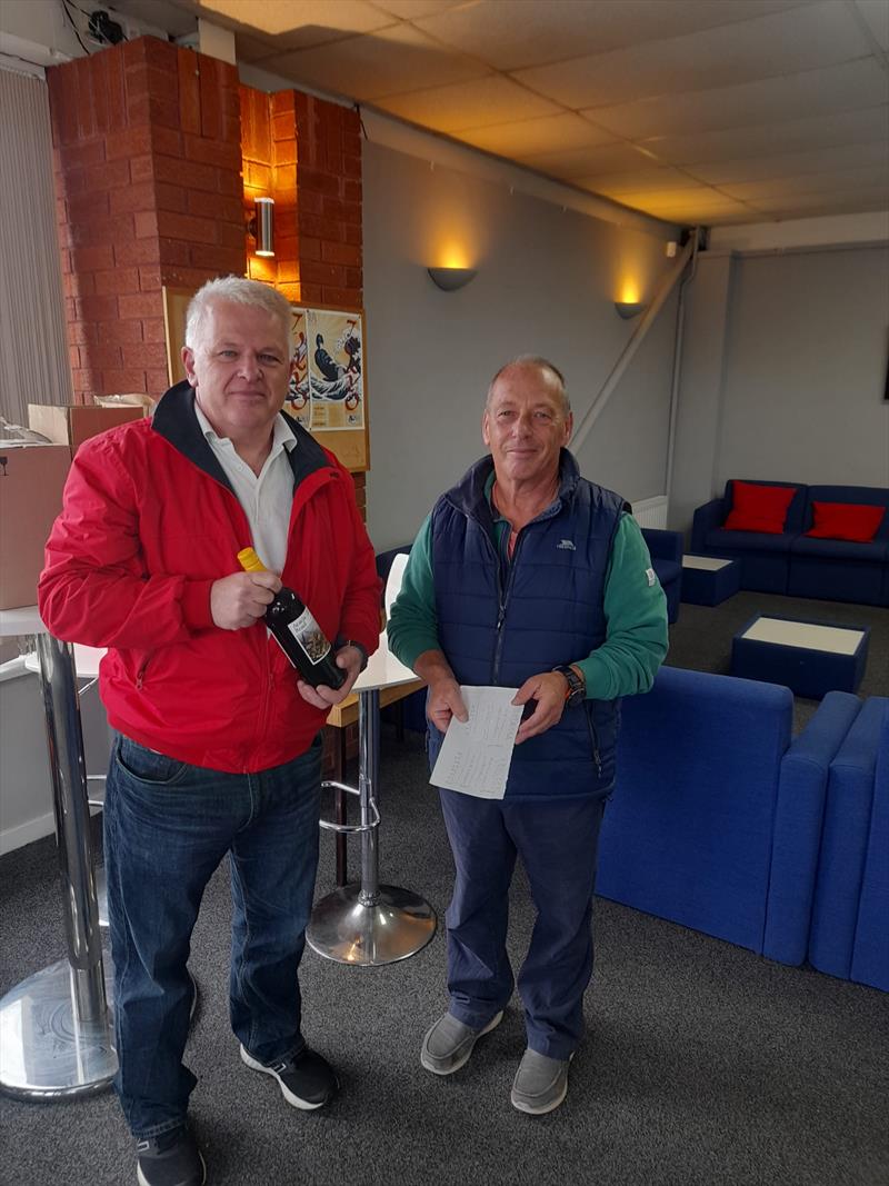 Simon Hopkins wins the 2022 Noble Marine Lightning 368 Travellers event at Bartley photo copyright Bryan Westley taken at Bartley Sailing Club and featuring the Lightning 368 class
