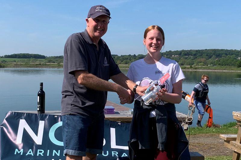 1st Youth, Elanwy Hopkins - Noble Marine open meeting at Shotwick Lake photo copyright Matt Hopkins taken at Shotwick Lake Sailing and featuring the Lightning 368 class