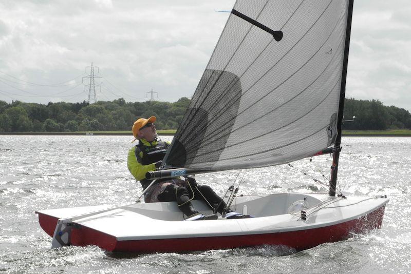 Jason Gallagher thrashes to windward - Noble Marine Lightning 368 Inland Championship at Oxford photo copyright Alex Maitland taken at Oxford Sailing Club and featuring the Lightning 368 class