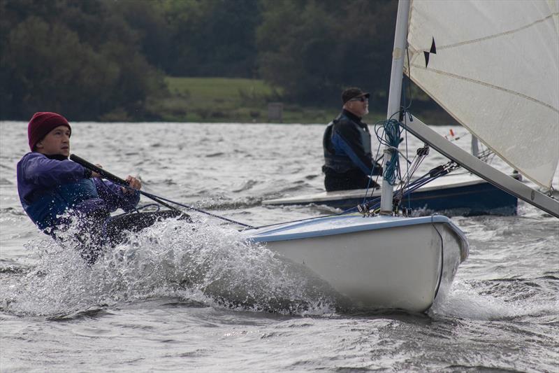 Giles trophy winner Huw Hopkins during the Noble Marine Lightning 368 2023 Nationals at Chase SC photo copyright Charles Minton taken at Chase Sailing Club and featuring the Lightning 368 class