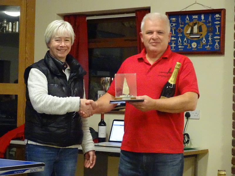 Simon Hopkins retains the travellers trophy for 2023 photo copyright John Butler taken at West Oxfordshire Sailing Club and featuring the Lightning 368 class
