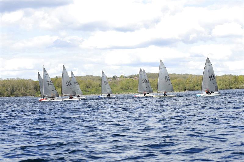 First beat - Lightning 368 Inland Championships at Burghfield - photo © Adrian Hollier