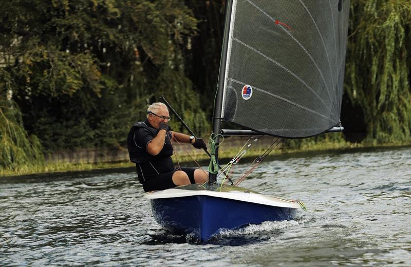 Andrew McLeish - Sanders Sails Lightning 368 open meeting at Cookham Reach photo copyright Adrain Hollier taken at Cookham Reach Sailing Club and featuring the Lightning 368 class