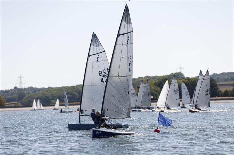 Simon's port end flyer during the Oxford Lightning 368 Open photo copyright Adrian Hollier taken at Oxford Sailing Club and featuring the Lightning 368 class