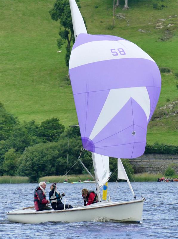 Liverpool Bay Falcons at Bala photo copyright John Hunter taken at Bala Sailing Club and featuring the Liverpool Bay Falcon class