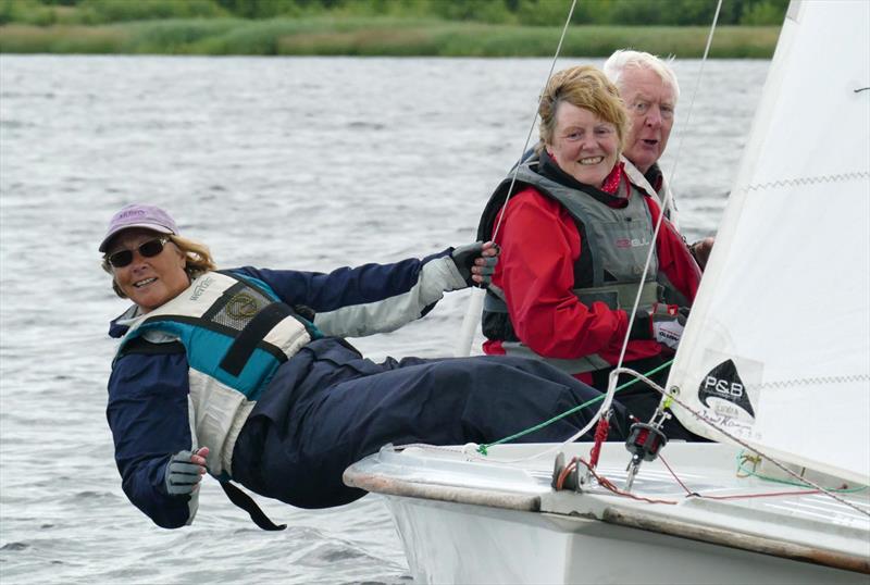 Liverpool Bay Falcons at Bala photo copyright John Hunter taken at Bala Sailing Club and featuring the Liverpool Bay Falcon class