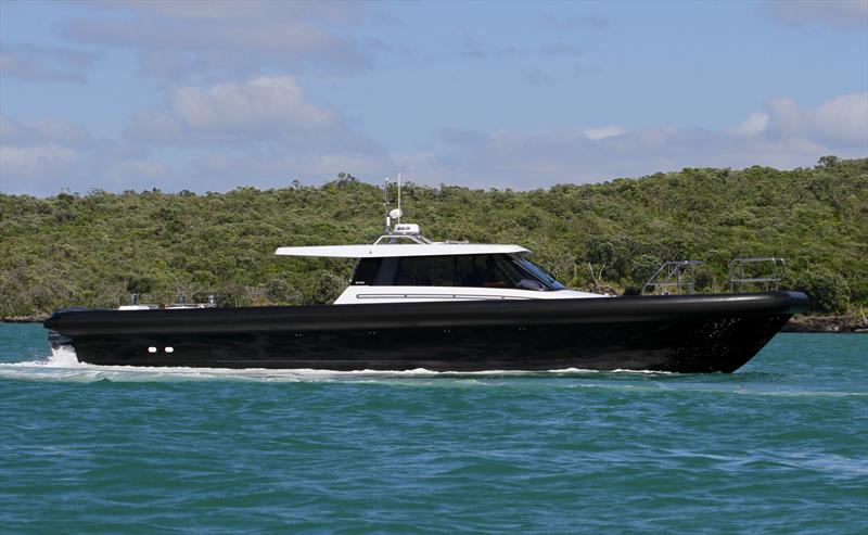 LSB extended the Catalyst hull to 15.3m (50 feet) - Lloyd Stevenson Boats Custom Catalyst - T/T Skorpios  photo copyright Lloyd Stevenso taken at Royal New Zealand Yacht Squadron and featuring the  class