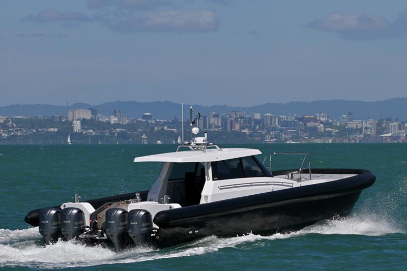 Three America's Cup teams have chosen the original M&M design - Lloyd Stevenson Boats Custom Catalyst - T/T Skorpios  photo copyright Lloyd Stevenso taken at Royal New Zealand Yacht Squadron and featuring the  class