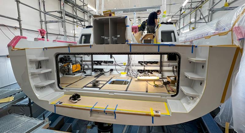 Lazarette Interior - 78ft - Expedition ketch - Lloyd Stevenson Boats - September 2022 - photo © Richard Gladwell - Sail-World.com/nz