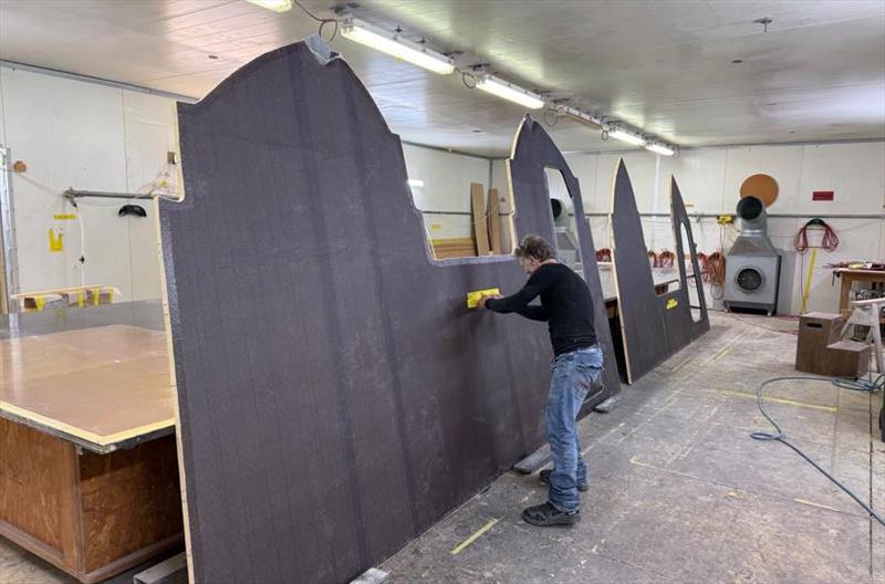 New Catalyst 50V2 starts build - Lloyd Stevenson Boatbuilders - May 2026 - photo © Lloyd Stevenson Boatbuilders