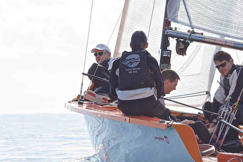 2018 34° Primo Cup 2018 Trophée Credit Suisse - Day 1 photo copyright Alexander Panzeri taken at Yacht Club de Monaco and featuring the Longtze  class